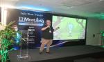 Em seguida a palestra sobre Inteligencia Artificial, proferida por Tiziano Peres, cativou a atencao e os olhares dos participantes.